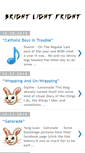Mobile Screenshot of brightlightfright.blogspot.com