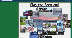 Desktop Screenshot of blogonthefarmandgarden.blogspot.com