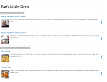 Tablet Screenshot of faezlittleoven.blogspot.com