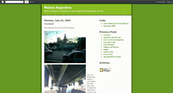 Desktop Screenshot of musicaargentina.blogspot.com