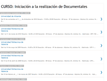 Tablet Screenshot of cursodocumental.blogspot.com