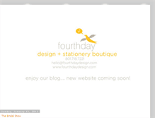 Tablet Screenshot of fourthdaydesign.blogspot.com