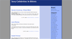 Desktop Screenshot of celebrities-in-bikinis.blogspot.com