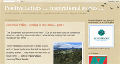 Desktop Screenshot of positiveletters.blogspot.com