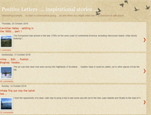 Tablet Screenshot of positiveletters.blogspot.com