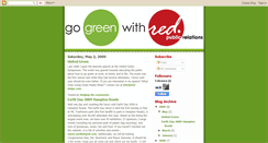 Desktop Screenshot of gogreenwithred.blogspot.com