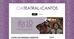 Desktop Screenshot of ciateatral4cantos.blogspot.com