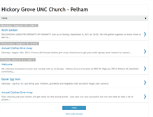 Tablet Screenshot of hickorygroveumcpelham.blogspot.com