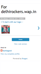 Mobile Screenshot of delhirockerswapsite.blogspot.com
