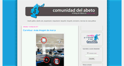 Desktop Screenshot of comunidadabeto.blogspot.com