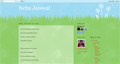 Desktop Screenshot of nehajaiswal.blogspot.com