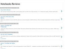 Tablet Screenshot of notebooksreviews.blogspot.com