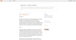 Desktop Screenshot of mary-childers.blogspot.com