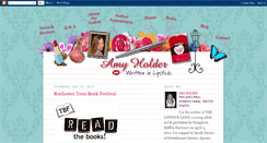 Desktop Screenshot of amyholderbooks.blogspot.com