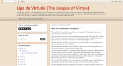 Desktop Screenshot of ligadavirtude.blogspot.com