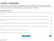 Tablet Screenshot of lavorofrosinone.blogspot.com