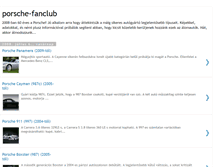 Tablet Screenshot of porsche-fanclub.blogspot.com