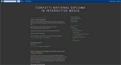 Desktop Screenshot of confettinationaldiplomainteractive.blogspot.com