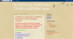 Desktop Screenshot of 2festivalcuistastereo2010.blogspot.com