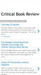Mobile Screenshot of critical-book-review.blogspot.com