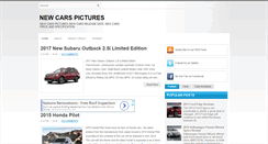 Desktop Screenshot of newcarspictur.blogspot.com