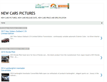 Tablet Screenshot of newcarspictur.blogspot.com