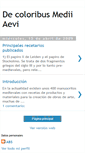 Mobile Screenshot of coloribusmediiaevi.blogspot.com