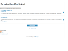 Tablet Screenshot of coloribusmediiaevi.blogspot.com