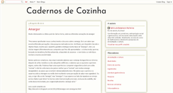 Desktop Screenshot of cadernosdecozinha.blogspot.com