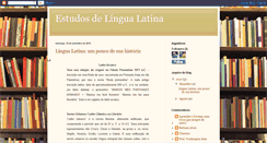Desktop Screenshot of estudosdelingualatina.blogspot.com