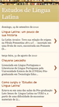 Mobile Screenshot of estudosdelingualatina.blogspot.com