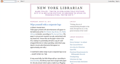 Desktop Screenshot of nylibrarian.blogspot.com