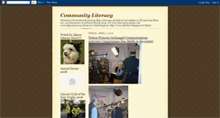 Desktop Screenshot of communityliteracy.blogspot.com