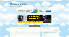 Desktop Screenshot of medycyna-w-pigulce.blogspot.com