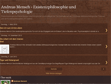 Tablet Screenshot of andreas-mensch.blogspot.com