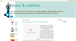 Desktop Screenshot of fitness-n-nutrition.blogspot.com