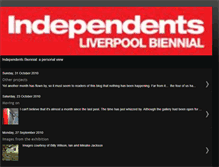 Tablet Screenshot of independentsbiennial.blogspot.com