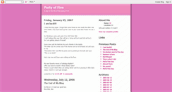 Desktop Screenshot of partyfive.blogspot.com