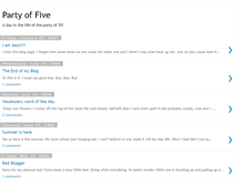 Tablet Screenshot of partyfive.blogspot.com