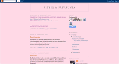 Desktop Screenshot of pitsiajapaivaunia.blogspot.com