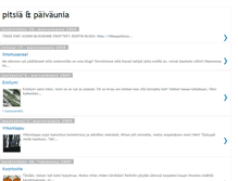 Tablet Screenshot of pitsiajapaivaunia.blogspot.com