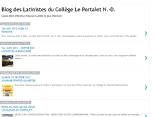 Tablet Screenshot of collegeportalet-latinistes.blogspot.com
