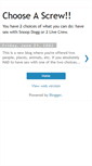 Mobile Screenshot of chooseascrew.blogspot.com