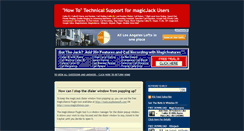 Desktop Screenshot of magicjackhowto.blogspot.com