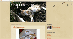 Desktop Screenshot of lechatlunatique.blogspot.com