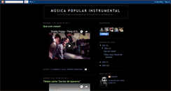 Desktop Screenshot of musicapopularinstrumental.blogspot.com