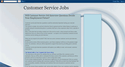 Desktop Screenshot of customer-service-jobs.blogspot.com