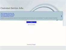 Tablet Screenshot of customer-service-jobs.blogspot.com