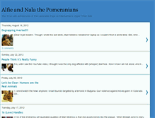Tablet Screenshot of alfie-pomeranian.blogspot.com