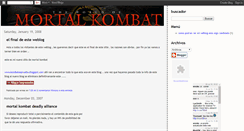 Desktop Screenshot of combate-mortal.blogspot.com